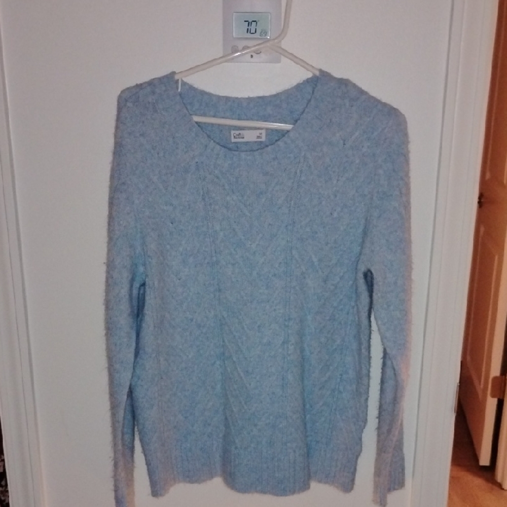 Croft & Barrow Light Blue Crew Neck Sweater